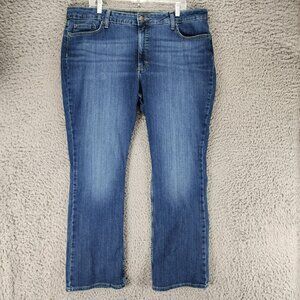 Lee Jeans Womens 20 Blue Stretch High Rise Bootcut *GUC*
